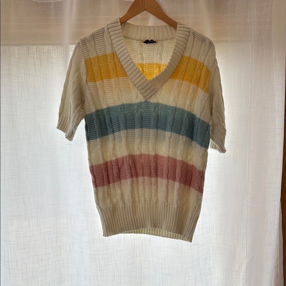 Vintage Striped Knit Sweater - Picture 1 of 3
